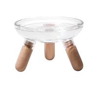 BELOWSYALER Soporte elevado para cuenco para perros con comederos para la mayoría de los tamaños de perros, plato de comida desmontable antideslizante para mascotas