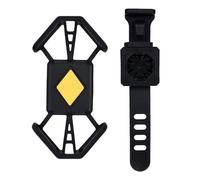 BELOWSYALER Soporte ergonómico de silicona para dispositivos móviles de tipo pesado, para motocicleta, scooter, manillar, silicona, soporte de teléfono para ciclismo