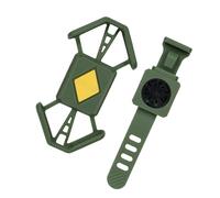 BELOWSYALER Soporte ergonómico de silicona para dispositivos móviles de tipo pesado, para motocicleta, scooter, manillar, silicona, soporte de teléfono para ciclismo