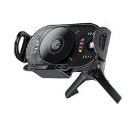 BELOWSYALER Soporte giratorio de carga rápida de 15 W para múltiples dispositivos, función de refrigeración, diseño de rotación estable, cargador de teléfono para ventilación de coche