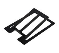 BELOWSYALER Soporte optimizado para altavoces de escritorio en ángulo de 15 grados con base de metal reforzada para una capacidad de carga estable de 5 kg para escritorio