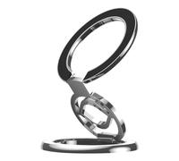 BELOWSYALER Soporte para teléfono con rotación de 360 grados, doble cara, adsorción, montaje plegable, fijación rápida para todos los teléfonos móviles, soporte giratorio de doble cara para coche