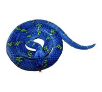 BELOWSYALER Superrr - Juguete largo de serpiente de gran tamaño para Halloween, juego de broma, sofá, almohada, animales de peluche