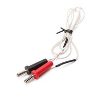 BELOWSYALER Termopar de superficies tipo K, temperatura de 100 cm, cable banana, sondas de termopar K, superficies impermeables para montaje multímetro, medición de conectores de alta temperatura