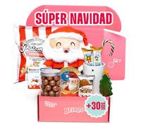 BELROS Pack Navidad. Incluye Peluche Papa Noel, Surtido Chocolates. 500gr. Regalo Taza Árbol Especial. Bastones Dulces. Regalos Navideños. Celebraciones. Ideal Amigo Invisible. Regalo Divertido