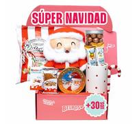 BELROS Pack Navidad. Incluye Peluche Papa Noel, Surtido Chocolates. 500gr. Regalo Taza Bastón Especial. Bastones Dulces. Regalos Navideños Divertidos. Celebraciones. Ideal Amigo Invisible.