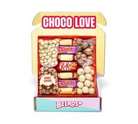 BELROS Pack Surtido Chocolates Variados. Especial Celebraciones y Cumpleaños. Navidades y Halloween. 12uds. Caja Regalo Reutilizable. Chocolate Blanco y Negro. Dulces