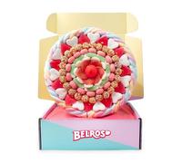 BELROS Tarta Golosinas Grande Estilo Alegría con Efecto Ramo. Idea para Cumpleaños y Celebraciones. Ideal para Regalos. Combinación Chuches Dulces y Ácidas. Ocasión Especial Mama y Papá