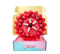 BELROS Tarta Golosinas Grande Estilo Freson con Efecto Flor. Ocasión Especial Mama y Papá. Idea para Cumpleaños y Celebraciones. Ideal para Regalos. Combinación Chuches Dulces y Lenguas Ácidas