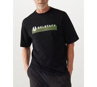 BELSTAFF Inglaterra 1924 Camiseta Retro Con Logo Phoenix Radio XL