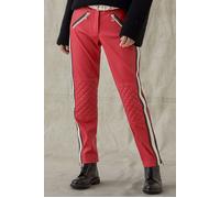 Belstaff Pace Trouser Red/black/off White Talla: 46 | Pantalones de Cuero Outlet | Mujer | Blanco