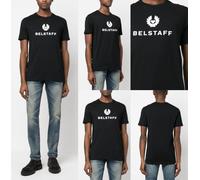 Belstaff Signature Camiseta Retro Algodón Phoenix Logo Regular Black M