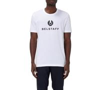 Belstaff Signature Camiseta Retro Algodón Phoenix Logo Regular Blanco XXL