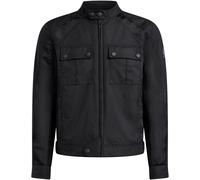 Belstaff Temple Chaqueta de moto textil, negro, Talla XL