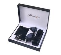 Belt and Wallet Set For Men - Dad Wallets, Sunglasses Travel-Ready Business Accessories | Gift Set For Valentine’s Day, Teacher, Boyfriend, Father, Business, Travel, Men’s Accessories