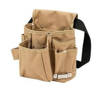 Belt Clip Tool Pouch Multi-Pocket Oxford Cloth Utility Bag | Bolsa de herramientas ajustable con clip de tela Oxford con múltiples bolsillos para mantener las herramientas organizadas