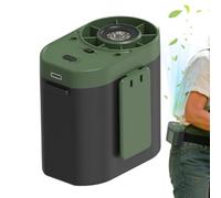 Belt Fan - Rechargeable Shirt Fan 800mAh | Portable Waist Fans | Clip On Air Cooler With Light Type C 5W Quiet Cooling Fans | For Camping Travel Beach Hiking