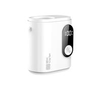 Belt Fan With Light - 7.2 × 6 × 8.4 Cm Portable Digital Display Clip On Fan