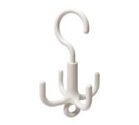 Belt Hanger | Space Saving Organizer with 4 Hooks | 360 Degree Swivel Scarf Hanger | for Bedroom Wardrobe Home Bra Tank Top Tie Scarf Purse Hat