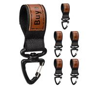 Belt Keeper Key Clip - Non Slip Strap Hanger for Gear Carry | Reinforced Polymer with Secure Grip Lock, Multi Pack Attachment Organizer for Outdoor Sports Bag Backpack Pouch Paracord Compass Use