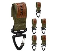 Belt Keeper Key Clip - Non Slip Strap Hanger for Gear Carry | Reinforced Polymer with Secure Grip Lock, Multi Pack Attachment Organizer for Outdoor Sports Bag Backpack Pouch Paracord Compass Use