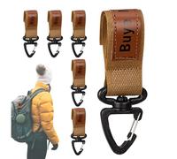 Belt Keeper Key Clip - Non Slip Strap Hanger for Gear Carry | Reinforced Polymer with Secure Grip Lock, Multi Pack Attachment Organizer for Outdoor Sports Bag Backpack Pouch Paracord Compass Use