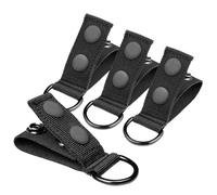 Belt Keepers 4 Clips - Effortless Installation Efficient para la correa con , Ergonomic, Metal Llavero Cinturón de, Trabajo Forzas de Orden del Departamento de Vigilantes | Multipurpose Outdoor