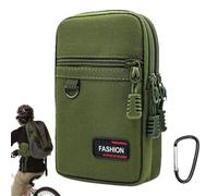 Belt Pouch - Premium Smartphone and Flashlight Holder, Features High-Denier Rip-Stop Ballistic Fabric For Extreme Durability | Reinforced Double-Stitched Belt Points Ensure Sec