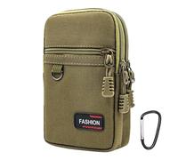 Belt Pouch - Premium Smartphone and Flashlight Holder, Features High-Denier Rip-Stop Ballistic Fabric For Extreme Durability | Reinforced Double-Stitched Belt Points Ensure Sec