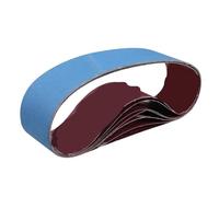 Belt Sander Paper,10 Pcs 100 * 915mm Zirconium Corundum Sanding Belts Blue Sandpaper 40~600 Grits Polishing Belt Bands Tool(60#)