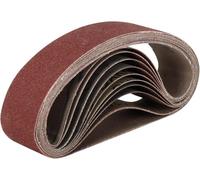 Belt Sander Paper,10Pcs/Set Abrasive Sanding Belts Belt 60~1000 Grits Wood Grinding Sander Tools Aluminum Oxide 762 * 25mm(150#)