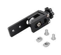 Belt Stretch Straighten Tensioner 2020 X Axes Belt Tensioner SPCC Steel Black Manual Adjustment Easy Assembly Adjustable Elasticity for 3D Printer Series