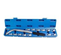 Belt Tensioner Tool Kit - Chrome Vanadium Steel, Tensioning Removal Wrench, Serpentine Belt Pulley Tool, Ergonomic Non-Slip Grip, 360 Degree Swivel Head | Automotive, Sedan, Pickup, Vehicles, Trailer,