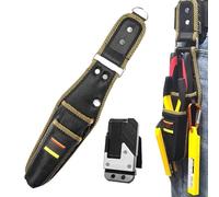 Belt Tool Pouch, Electrician Tool Pouch Quick Release, Detachable Utility Holder Pliers Organizer Electricians Construction Workers Plumbers