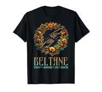 Beltane Fertilidad Abundancia Amor Creación Festival del Primero de Mayo Camiseta