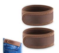 BeltBro Pro - Cinturón elástico invisible sin hebilla para hombres y mujeres, patentado sin metal, TSA, suave, ajustable, cinturón táctico lateral, Marrón, 2 Large: Men's 40"-51" Waist