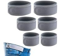 BeltBro Pro For Men - Cinturón elástico sin hebilla de próxima generación con acolchado de borde ultrasuave, se adapta a trabillas de cinturón de 1.5 pulgadas, Gris