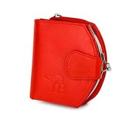 BELTIMORE Cartera de Mujer L53 de Cuero con protección RFID, tamaño: 10 x 10,5 x 3 cm, Compartimento para Monedas con Cierre de Clip, Cierre a presión, Bolsillo para Billetes, Documentos y Tarjetas