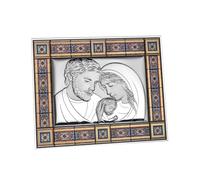 BELTRAMI Icono Sagrada Catedral Rojo 23x19 cm Plata Miro Silver