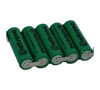 Beltrona RTU5AAZ Paquete de 5 Pilas Mignon (AA) Z-Lodfahne NiMH 6 V 2200 mAh