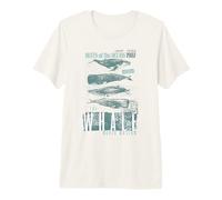Beluga Ballena Jorobada Whale Killer Whale Vintage Graphic Camiseta Premium