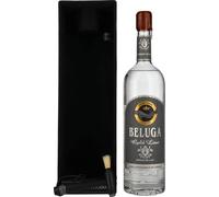 Beluga Gold Line Noble Russian Vodka 40% Vol. 1l in Giftbox in Lederoptik with Pinsel