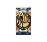 BELUGA - Noble Vodka- Premiun de Montenegro - Botella 700 ml + 1 vaso de regalo