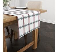 BELUM | Camino de Mesa Terciopelo Navidad, Camino de Mesa 50x145, Camino de Mesa Tejido 100% poliéster 300 grs. (Elegant Christmas 4)