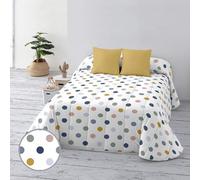 BELUM | Colcha Bouti 100 gr Cama 180 Medida Producto: 280x270 Tejido: 100% algodón orgánico 175 Hilos. Certificado Oeko-Tex Modelo: Delhi