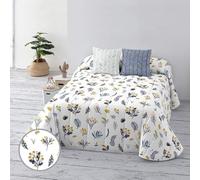 BELUM | Colcha Bouti 100 gr Cama 180 Medida Producto: 280x270 Tejido: 100% algodón orgánico 175 Hilos. Certificado Oeko-Tex Modelo: Bari