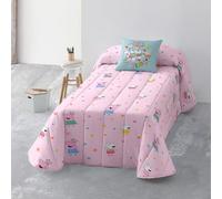 BELUM | Colcha Bouti Awesome, Colcha Tejido algodón orgánico y Peinado para Cama de 90, Colcha Suave, Colcha para Todas Las Estaciones