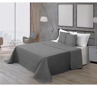 BELUM | Colcha Bouti microsatén 100 gr Modelo Acero para Cama de 150/160 (250x270cm.) Colcha Bouti extrasuave para Primavera, Verano, otoño e Invierno