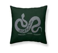 BELUM | Funda cojín Harry Potter, Funda de cojín 100% algodón 50x50cm Modelo Slytherin Values A