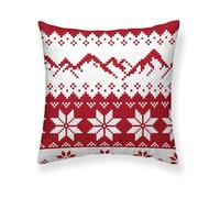 BELUM | Funda cojín Navidad, Funda cojin Laponia 10 50x50 Terciopelo con Solapa